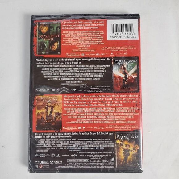 Resident Evil 4-Movie Collection (DVD) - Picture 2 of 2